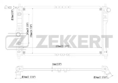 Теплообменник (ZEKKERT: MK-1382)