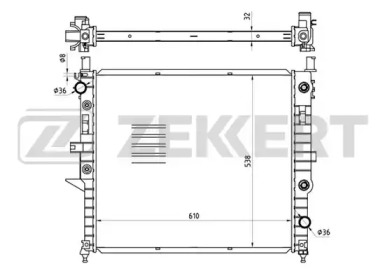 Теплообменник (ZEKKERT: MK-1384)