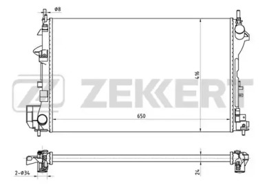 Теплообменник (ZEKKERT: MK-1385)