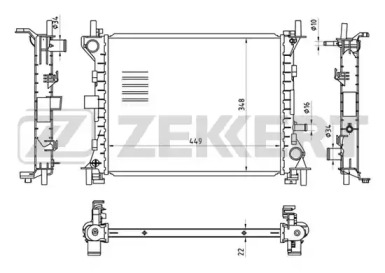 Теплообменник (ZEKKERT: MK-1390)