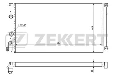 Теплообменник (ZEKKERT: MK-1396)