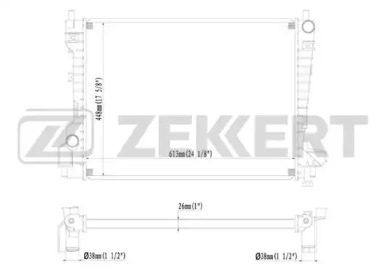 Теплообменник (ZEKKERT: MK-1397)