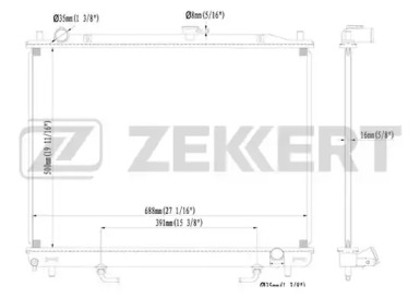 Теплообменник (ZEKKERT: MK-1400)