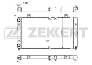 Теплообменник (ZEKKERT: MK-1403)