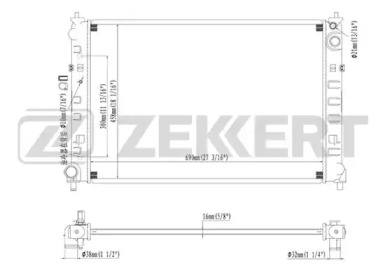 Теплообменник (ZEKKERT: MK-1411)