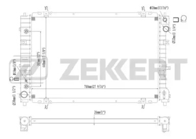 Теплообменник (ZEKKERT: MK-1415)