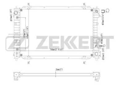 Теплообменник (ZEKKERT: MK-1416)