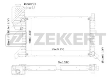 Теплообменник (ZEKKERT: MK-1417)