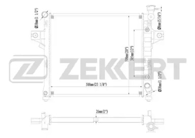 Теплообменник (ZEKKERT: MK-1425)