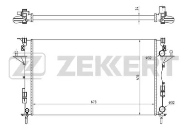 Теплообменник (ZEKKERT: MK-1429)