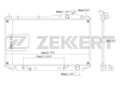 Теплообменник (ZEKKERT: MK-1433)