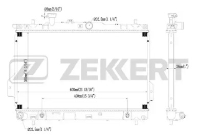 Теплообменник (ZEKKERT: MK-1436)