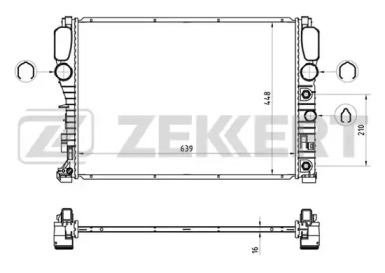 Теплообменник (ZEKKERT: MK-1443)