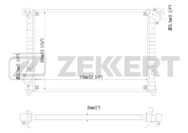 Теплообменник (ZEKKERT: MK-1444)