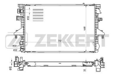 Теплообменник (ZEKKERT: MK-1454)