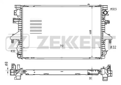 Теплообменник (ZEKKERT: MK-1455)