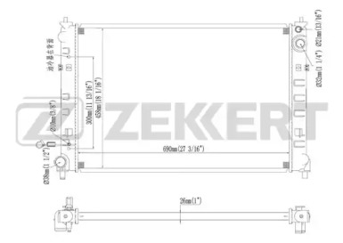 Теплообменник (ZEKKERT: MK-1460)