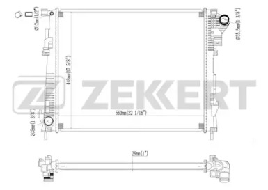 Теплообменник (ZEKKERT: MK-1478)