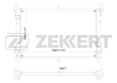 Теплообменник (ZEKKERT: MK-1485)