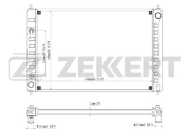 Теплообменник (ZEKKERT: MK-1489)