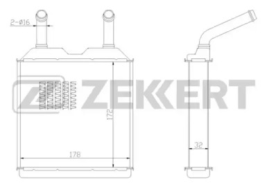 Теплообменник (ZEKKERT: MK-5001)