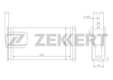 Теплообменник (ZEKKERT: MK-5002)