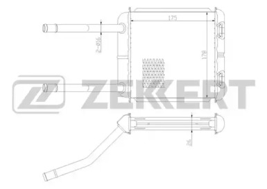 Теплообменник (ZEKKERT: MK-5003)