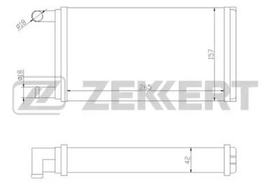 Теплообменник (ZEKKERT: MK-5004)