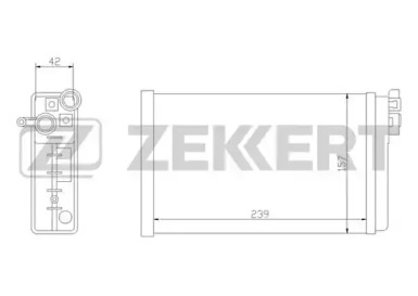 Теплообменник (ZEKKERT: MK-5011)