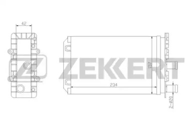 Теплообменник (ZEKKERT: MK-5015)