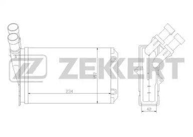 Теплообменник (ZEKKERT: MK-5020)