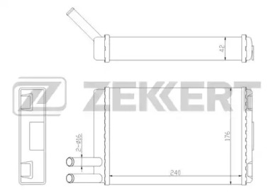 Теплообменник (ZEKKERT: MK-5021)