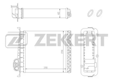 Теплообменник (ZEKKERT: MK-5023)