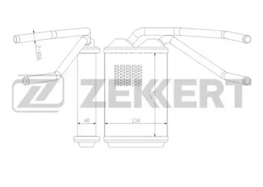 Теплообменник (ZEKKERT: MK-5030)