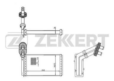 Теплообменник (ZEKKERT: MK-5032)