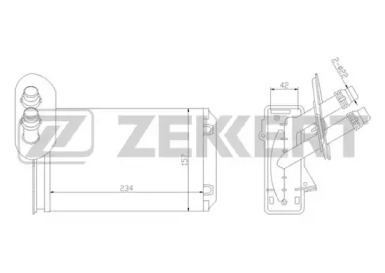 Теплообменник (ZEKKERT: MK-5035)