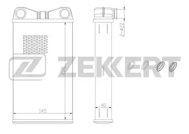 Теплообменник (ZEKKERT: MK-5043)