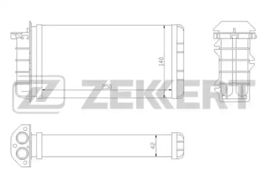 Теплообменник (ZEKKERT: MK-5048)