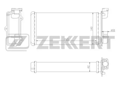 Теплообменник (ZEKKERT: MK-5051)