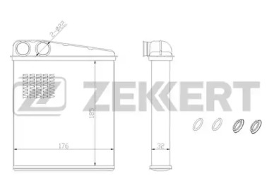 Теплообменник (ZEKKERT: MK-5054)