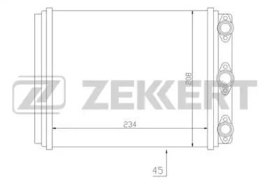 Теплообменник (ZEKKERT: MK-5056)