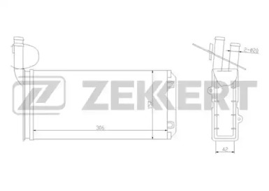 Теплообменник (ZEKKERT: MK-5064)