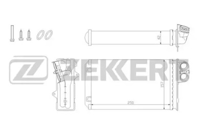 Теплообменник (ZEKKERT: MK-5078)