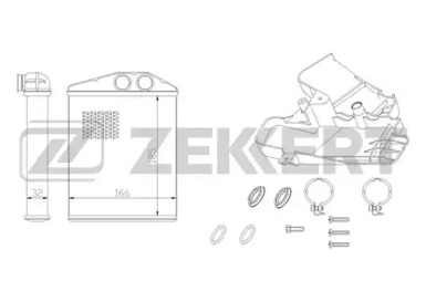 Теплообменник (ZEKKERT: MK-5084)