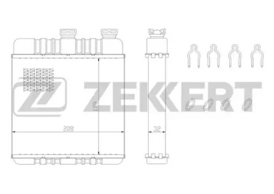 Теплообменник (ZEKKERT: MK-5087)