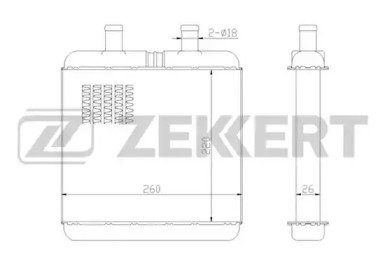 Теплообменник (ZEKKERT: MK-5102)