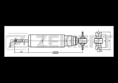 Амортизатор (ZEKKERT: SG-2089)