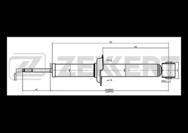 Амортизатор (ZEKKERT: SG-2168)