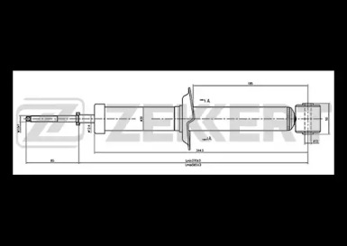 Амортизатор (ZEKKERT: SG-2180)