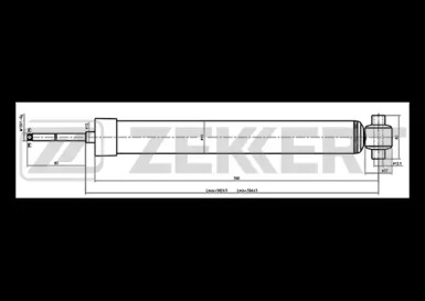 Амортизатор (ZEKKERT: SG-2445)